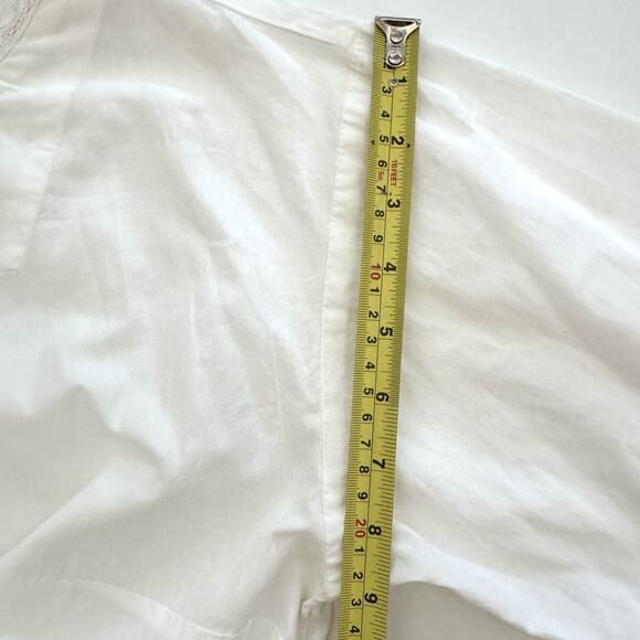 Free-est Free People La Bamba Mini Dress Tunic White Boho Top - Picture 10 of 14